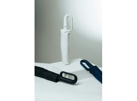 Yara 21“ AWARE™ rPET Regenschirm mit Karabiner Werbeartikel