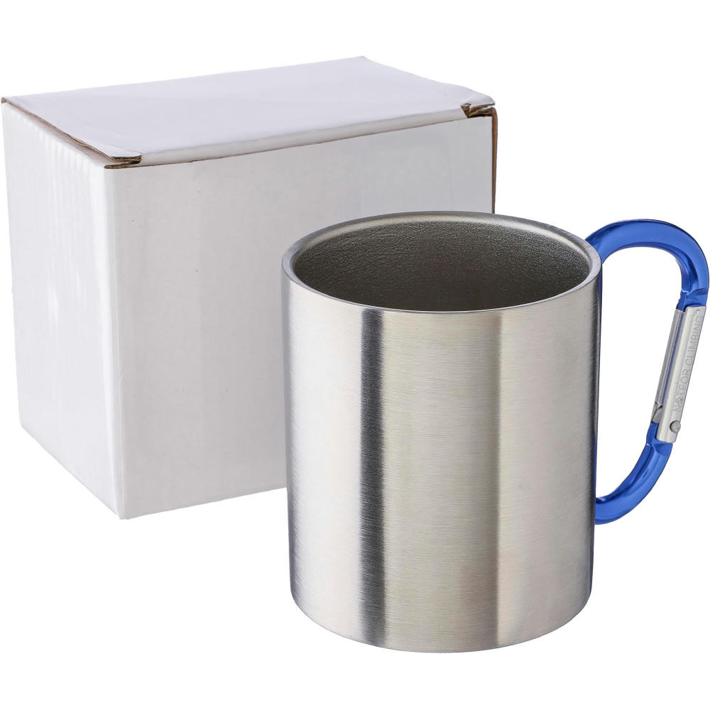 Doppelwandiger Kaffeebecher aus Edelstahl (185 ml) Nella Werbeartikel