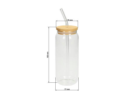 Trinkglas "Tropical", 675 ml bedrucken