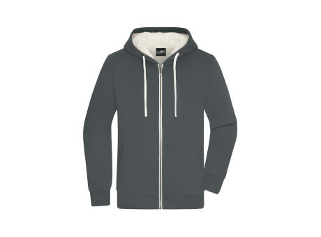 Product image Men's Doubleface Jacket - Kapuzenjacke aus BIO-Baumwolle mit weichem Sherpa-Futter Werbeartikel