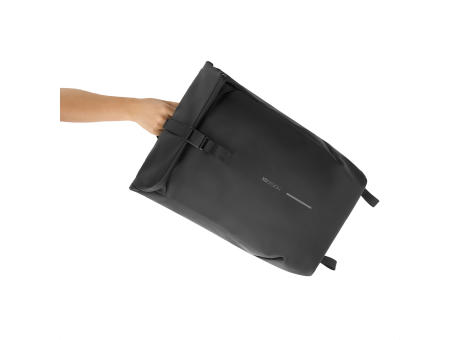 Urban wasserabweisender Flap-Top Rucksack bedrucken