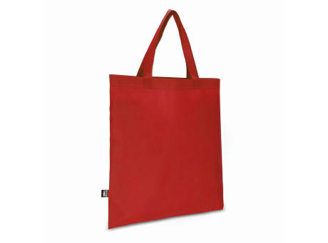 Product image R-PET Tragetasche aus Non Woven mit kurzen Griffen 38 x 42cm 75g/m² bedrucken