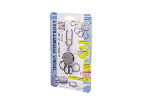 TROIKA Schlüsselanhänger PATENT EASY Werbeartikel