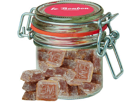 Bayrisch Malz Bonbons, ca. 60g, Bonbonglas Mini Werbeartikel
