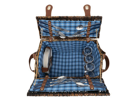 SUMMERTIME - Weiden-Picknickkorb Werbeartikel