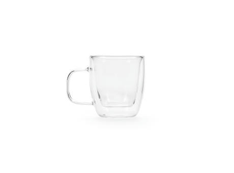 Elbe 75 Tasse Borosilikat Glas 65ml  Werbeartikel