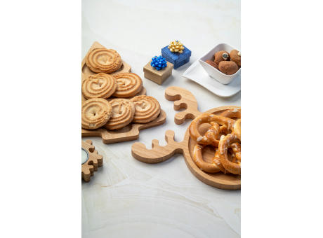 Weihnachtlicher Snackteller Kongle Werbeartikel