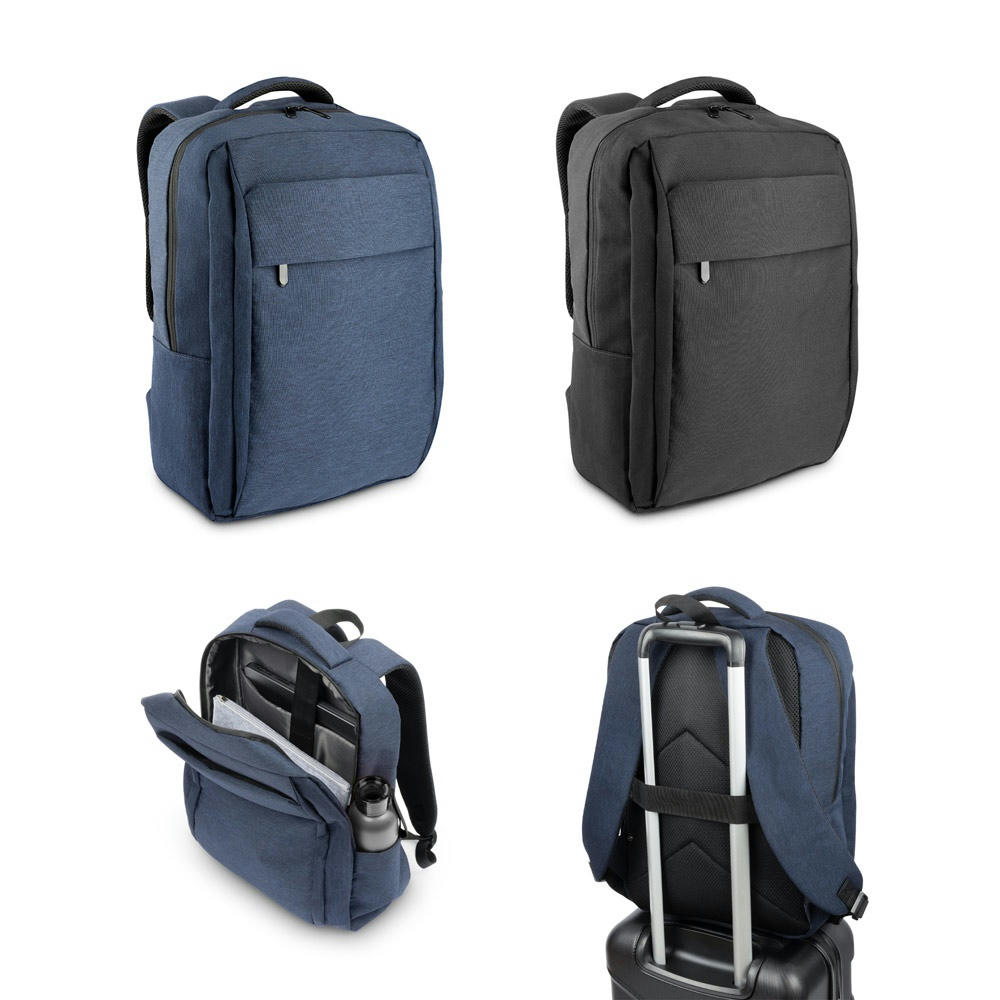 Product image COVENTRY. Gepolsterter Laptop-Rucksack aus 300D recyceltem hochdichtem Polyester und 210D recyceltem Polyesterfutter 15.6" Werbeartikel