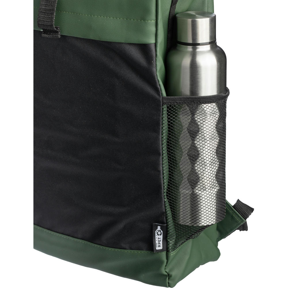 rPET-Polyester (600D) Rolltop-Rucksack Yani Werbeartikel