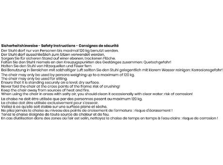 SIT Faltbarer Campingsessel Werbeartikel