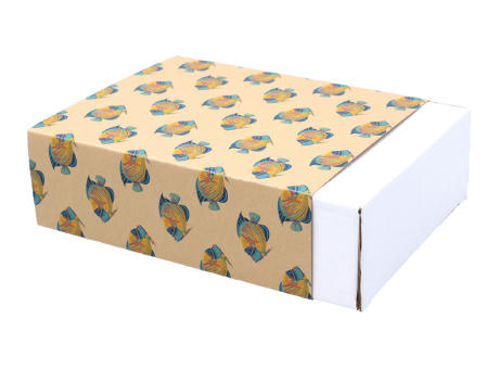 Individueller Pappschuber aus Kraftpapier CreaSleeve Kraft 380 bedrucken