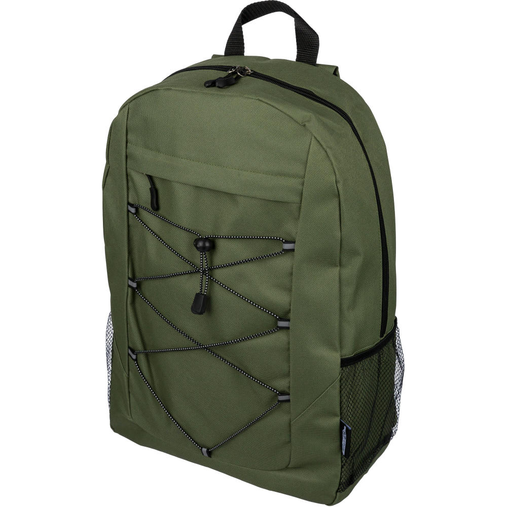 rPET-Polyester (600D) Abenteuerrucksack Jari Werbeartikel