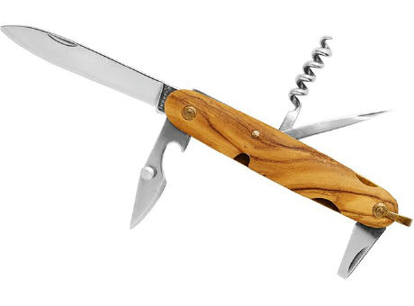 Product image Multifunktionsmesser 'Volga', Olivenholz Werbeartikel