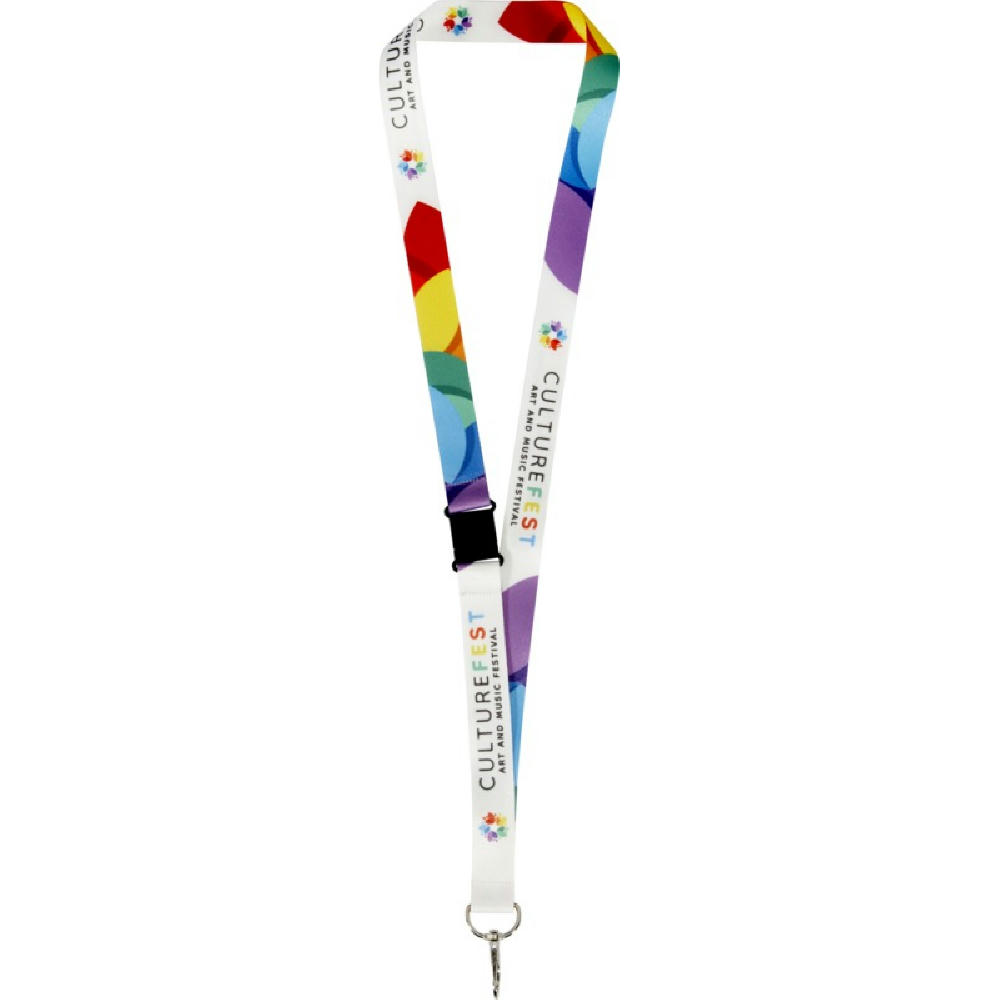 Lois Sublimation RPET-Lanyard mit Sicherheitsverschluss Werbeartikel