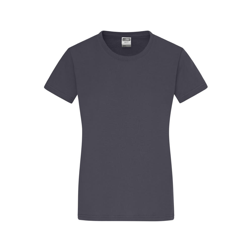 Product image Ladies' Slim Fit-T - Figurbetontes Rundhals-T-Shirt Werbeartikel