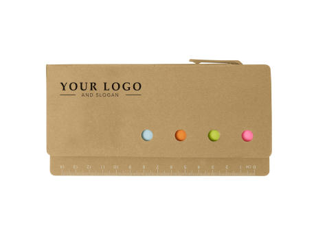 Haftnotiz-Set aus Karton Riva Werbeartikel