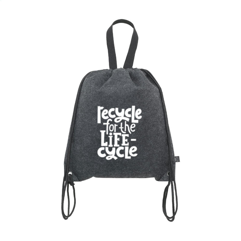 GRS RPET Felt PromoBag Plus Rucksack Werbeartikel