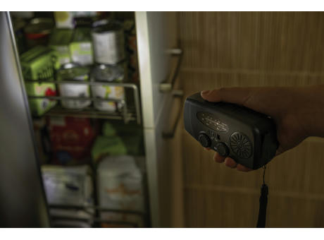 RescueWave Notfallradio aus RCS recyceltem Kunststoff Werbeartikel