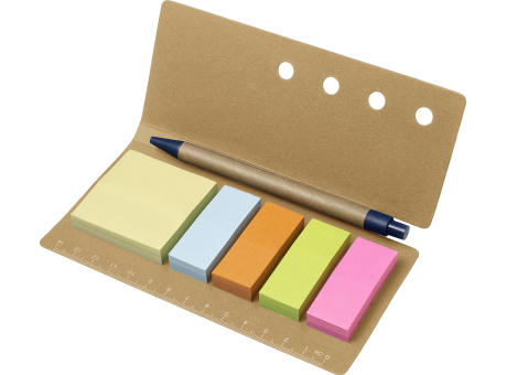 Haftnotiz-Set aus Karton Riva Werbeartikel