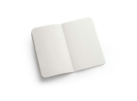 TEAPAD SOFT. Notizbuch A6 mit flexiblem Cover aus Teeblattverwertung (65%) bedrucken