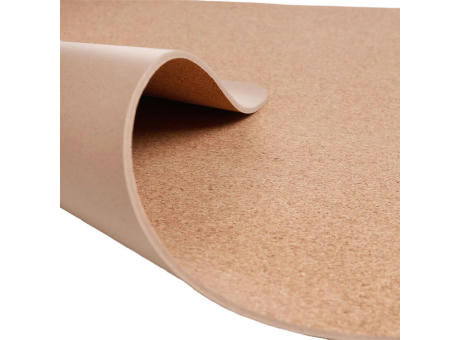 Yogamatte Kork natur + Naturlatex - "Made in Europe" Werbeartikel