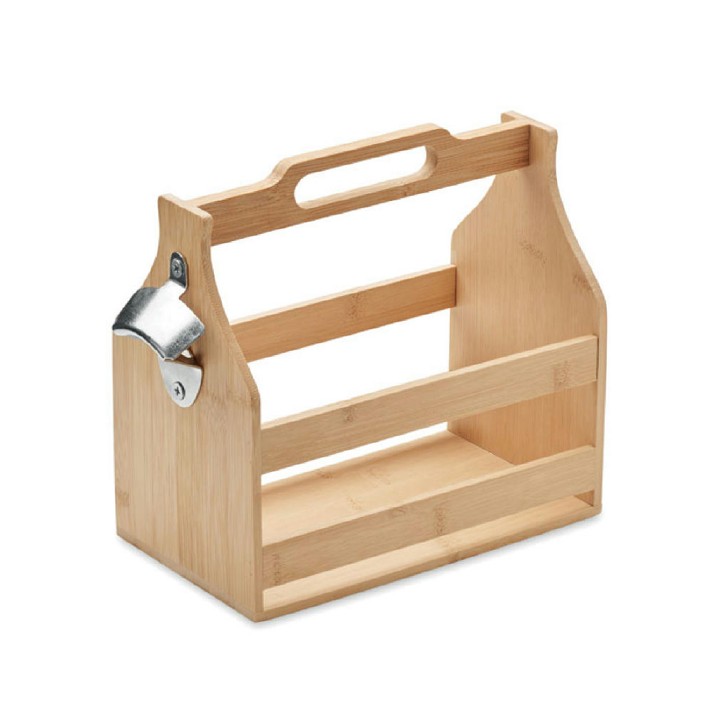 Product image 6 Bierkästen aus Bambus Werbeartikel