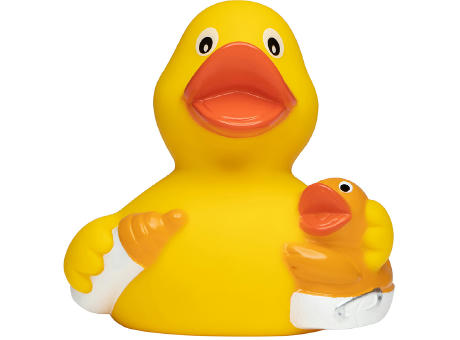 Quietsche-Ente Nuckelflasche Werbeartikel