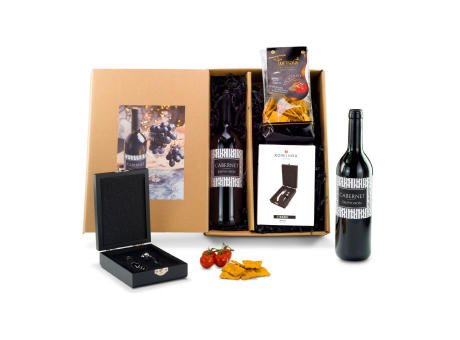 Product image Geschenkset / Präsenteset: Wein & Snack Werbeartikel