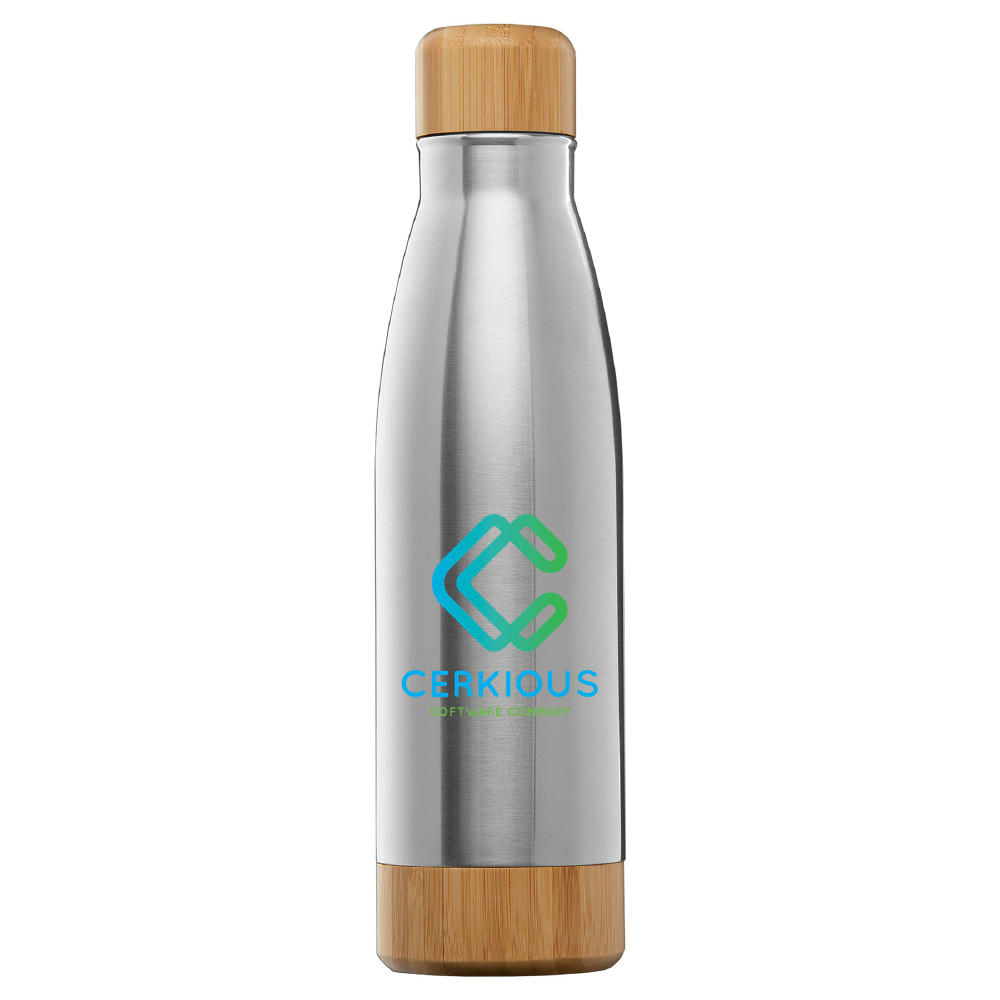 Product image Ibiza Bamboo - 650 ml Edelstahlflasche - Doppelwandig Werbeartikel