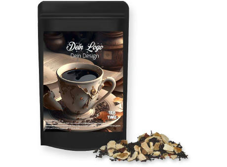 Product image Wintertage Tee, ca. 20g, Standbeutel Mini schwarz Werbeartikel