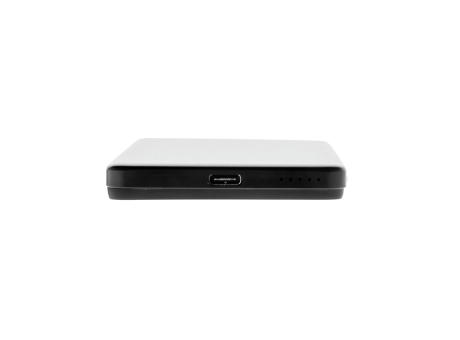 Orion 5.000mAh 5W magnetische Powerbank aus RCS rec. Alu bedrucken