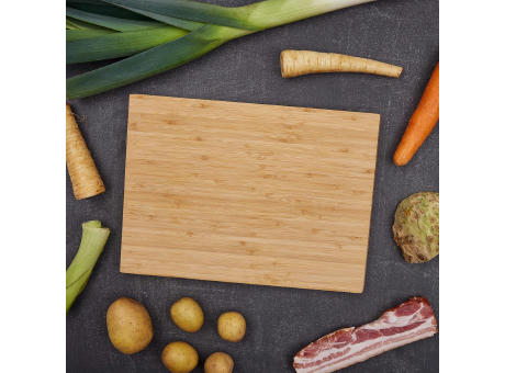 Schneidbrett "Natural", Bamboo, klein Werbeartikel