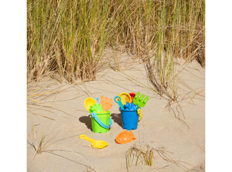 Recycelter PP-Strandeimer Mateo Werbeartikel