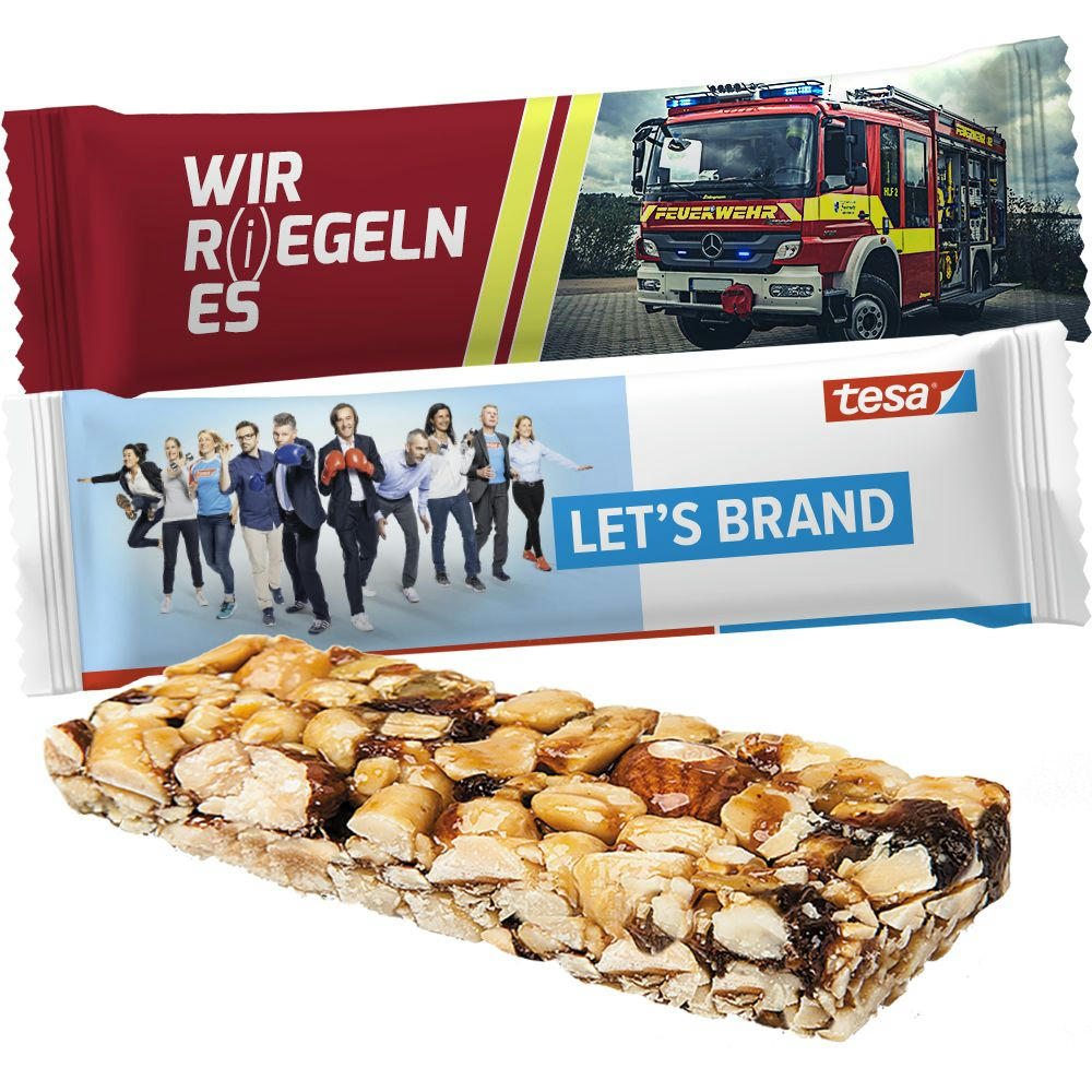 Product image NussMix Riegel Midi, ca. 25g, Flowpack Werbeartikel