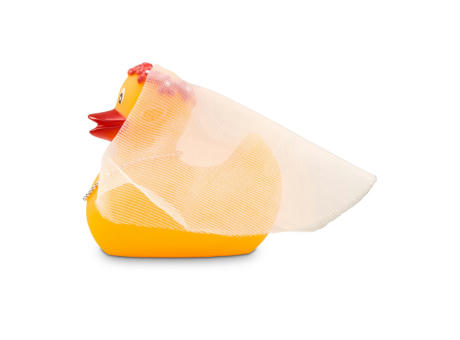 Werbeente Bonnie Braut Mini, ca. 6 cm Werbeartikel