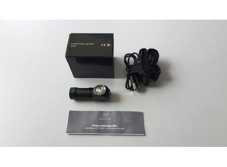 Aufladbare LED Stirn-/Taschenleuchte "Compact Head Light 500 L" Werbeartikel