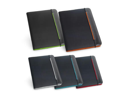 FITZGERALD. A4 Schreibmappe aus PU und 800D mit linierte Seiten Schreibblock Werbeartikel