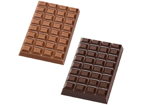 Schokolade 10 g Täfelchen,   1 Stück, Inhalt: Callebaut Vollmilch Werbeartikel