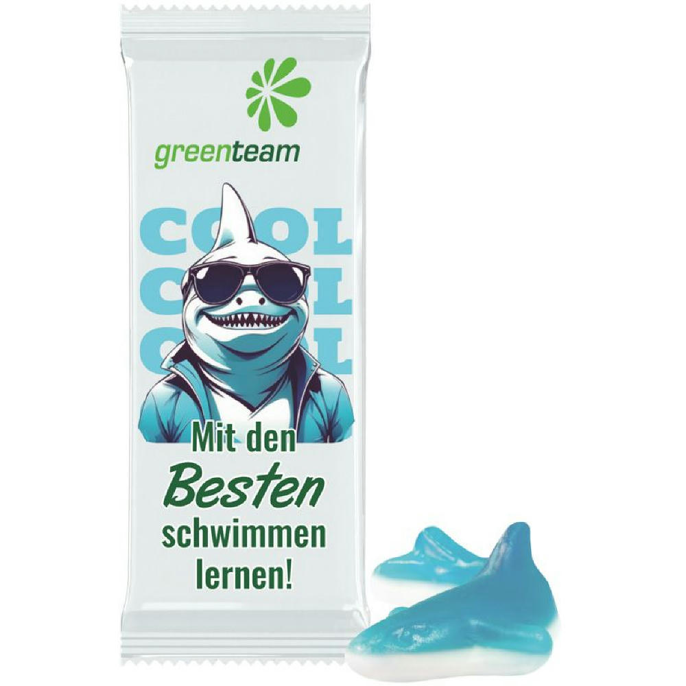 Product image Fruchtgummi 1er Hai Werbeartikel