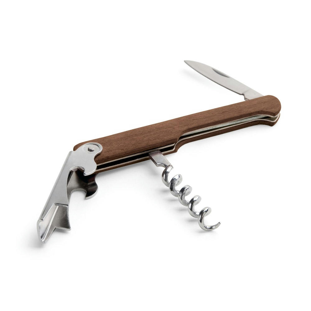 Product image CARIN. Korkenzieher aus Holz Werbeartikel