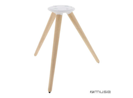 M-655 | Muse Voll-LED, spritzwassergeschützter Bluetooth-Lautsprecher mit Stativ 100W Werbeartikel