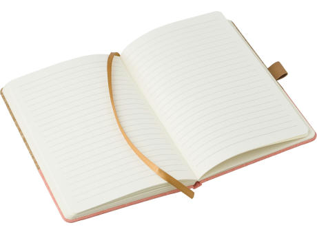 Notizbuch Trevor aus Kork und Baumwolle Werbeartikel