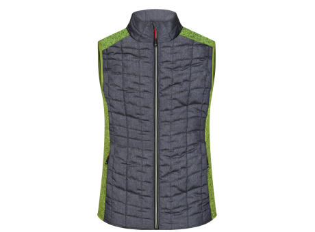 Ladies' Knitted Hybrid Vest - Weste im stylischen Materialmix Werbeartikel