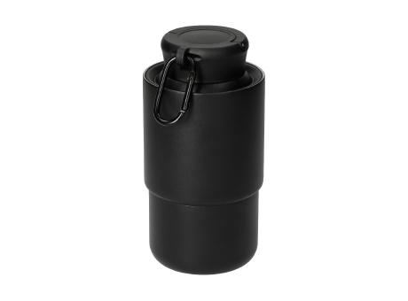 Edelstahlbecher mit Karabiner "Trail" Werbeartikel