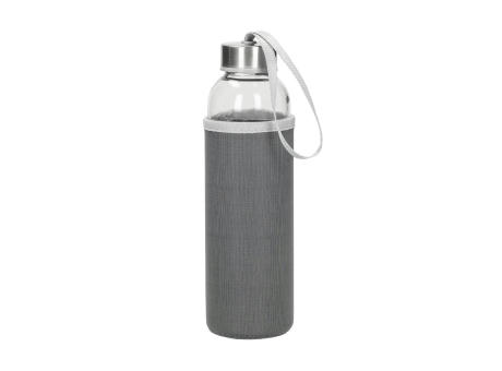 Product image Glasflasche mit Hülle "Pure", 0,5l bedrucken