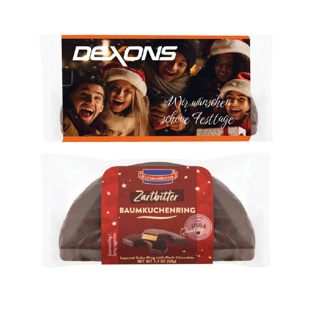 Product image Baumkuchen-Ring im Werbeschuber Werbeartikel