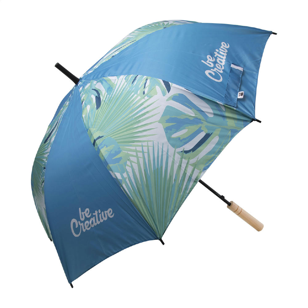 Product image individueller Regenschirm CreaRain Eight RPET Werbeartikel