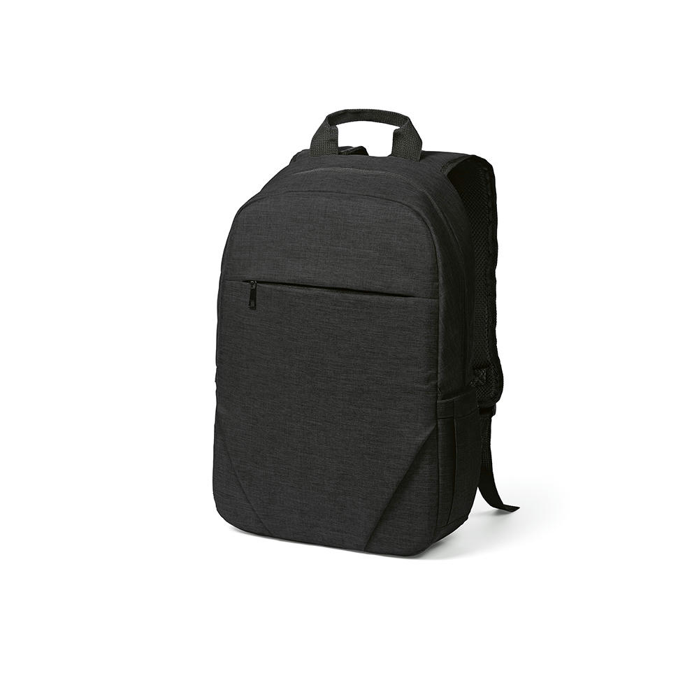 Vilnius 18L Rucksack aus rPET. Fronttasche. Laptops bis 17" Werbeartikel