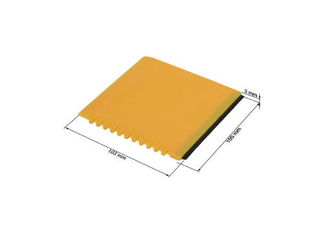 Eiskratzer "Quadrat" mit Wasserabstreifer Werbeartikel