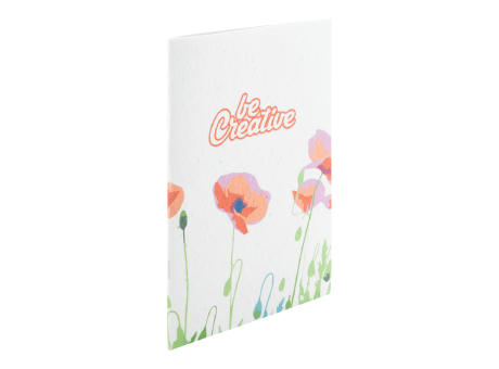 Product image individuelles Saatpapier-Notizbuch CreaNote Plus A5 Seed Werbeartikel